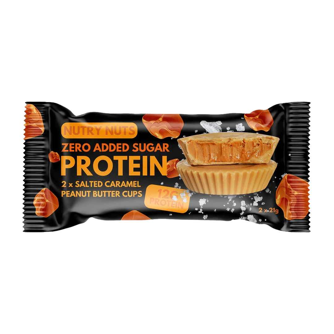 TOPNATUR Proteinové košíčky - slaný karamel s arašídovým máslem 2 x 21 g