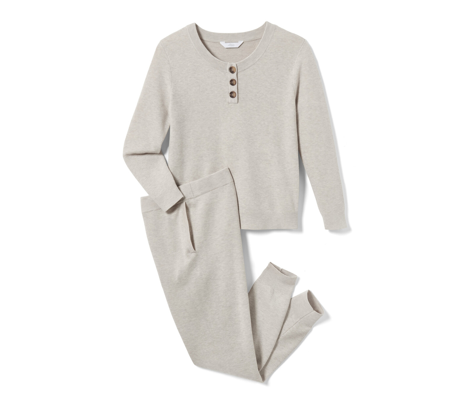 Tchibo - Domácí souprava - pro ženy - vel. L 44/46 - barva: béžová