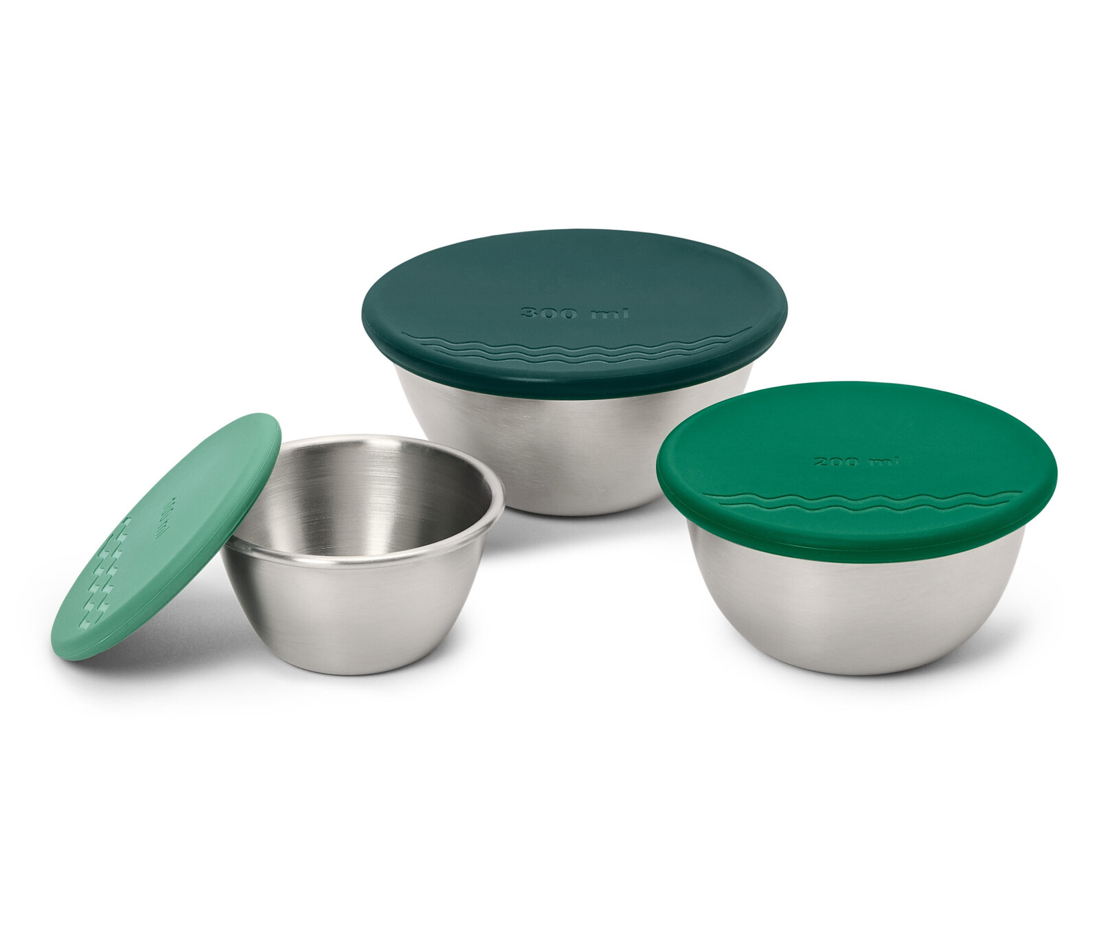 Tchibo - Misky z ušlechtilé oceli - barva: zelená