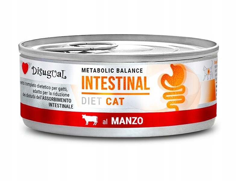 Disugual Metabolic Balance Intestinal Cat 12 ks (12 x 85 g) - hovězí