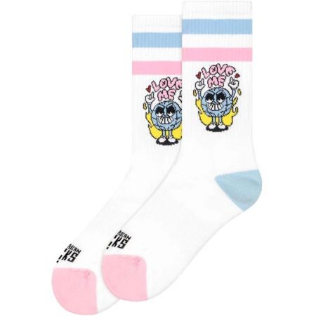 Ponožky American Socks Earth Crush - Bílá - Univerzální