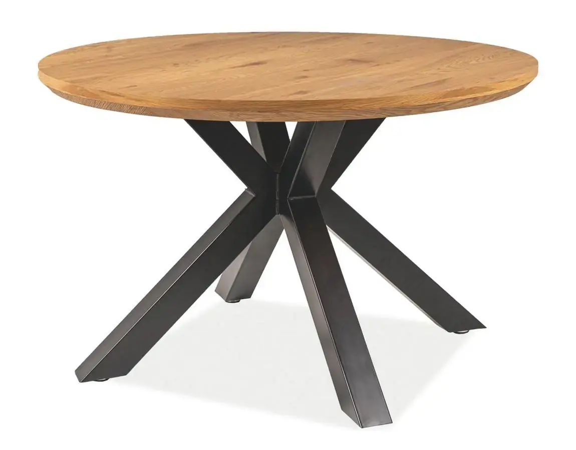 Casarredo Jídelní stůl RITMO 120 - dub/černá mat