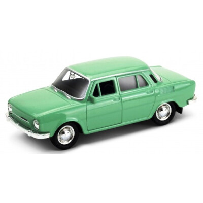 Auto Škoda 100  v měřítku 1:34 -1:39 Welly - modré
