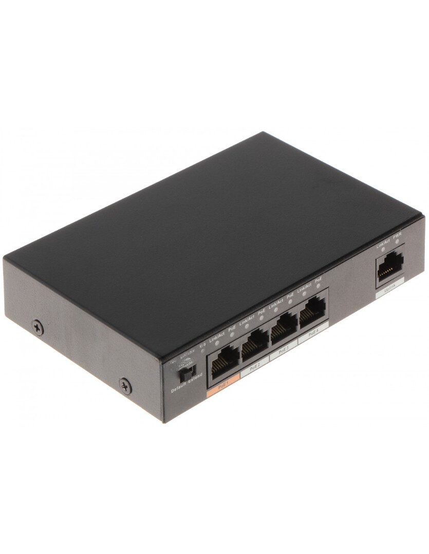 Switch Poe Goliath NSP01-4P 5-PORTOVÝ Gigabitový Síťový Hub, Profesionální