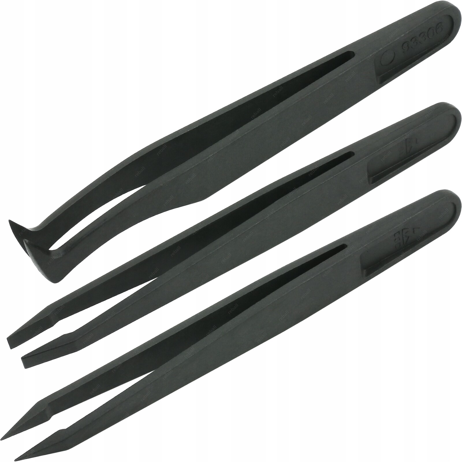 Sada Antistatických Pinzet Esd Kompozitní Elektronika Kosmetika 3ks