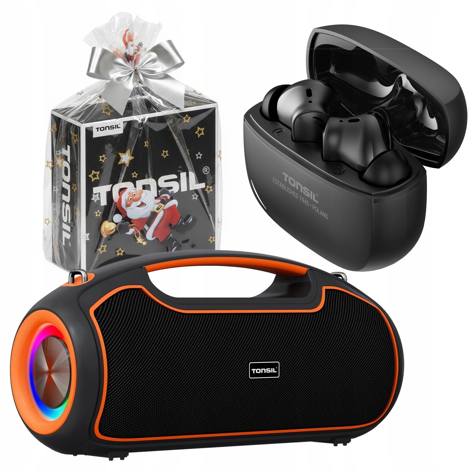 Dárková Sada Tonsil: Bluetooth reproduktor Beat 120 W sluchátka TW50