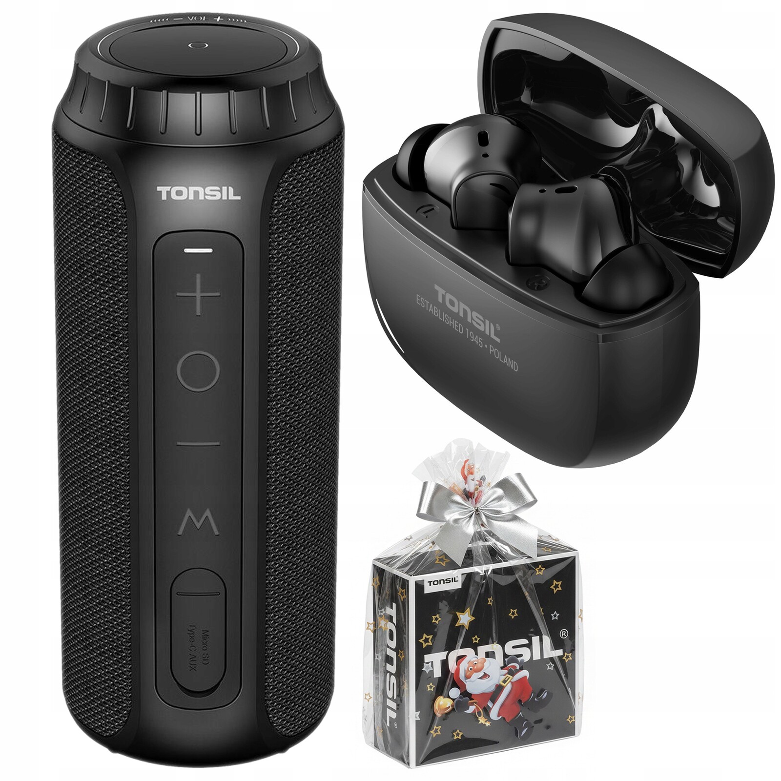 Dárková Sada Tonsil: Bluetooth reproduktor Flip 6 sluchátka TW50