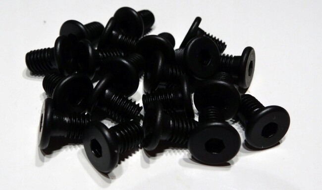 Šroub M5x10 mm V-slot T-slot M5 10 mm Černý S Plochou Hlavou 25 ks