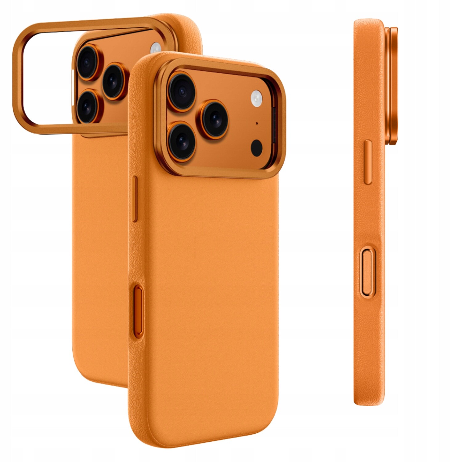 Pouzdro pro iPhone 17 Pro Max Zadní Kryt Amazing Thing Glamour oranžové