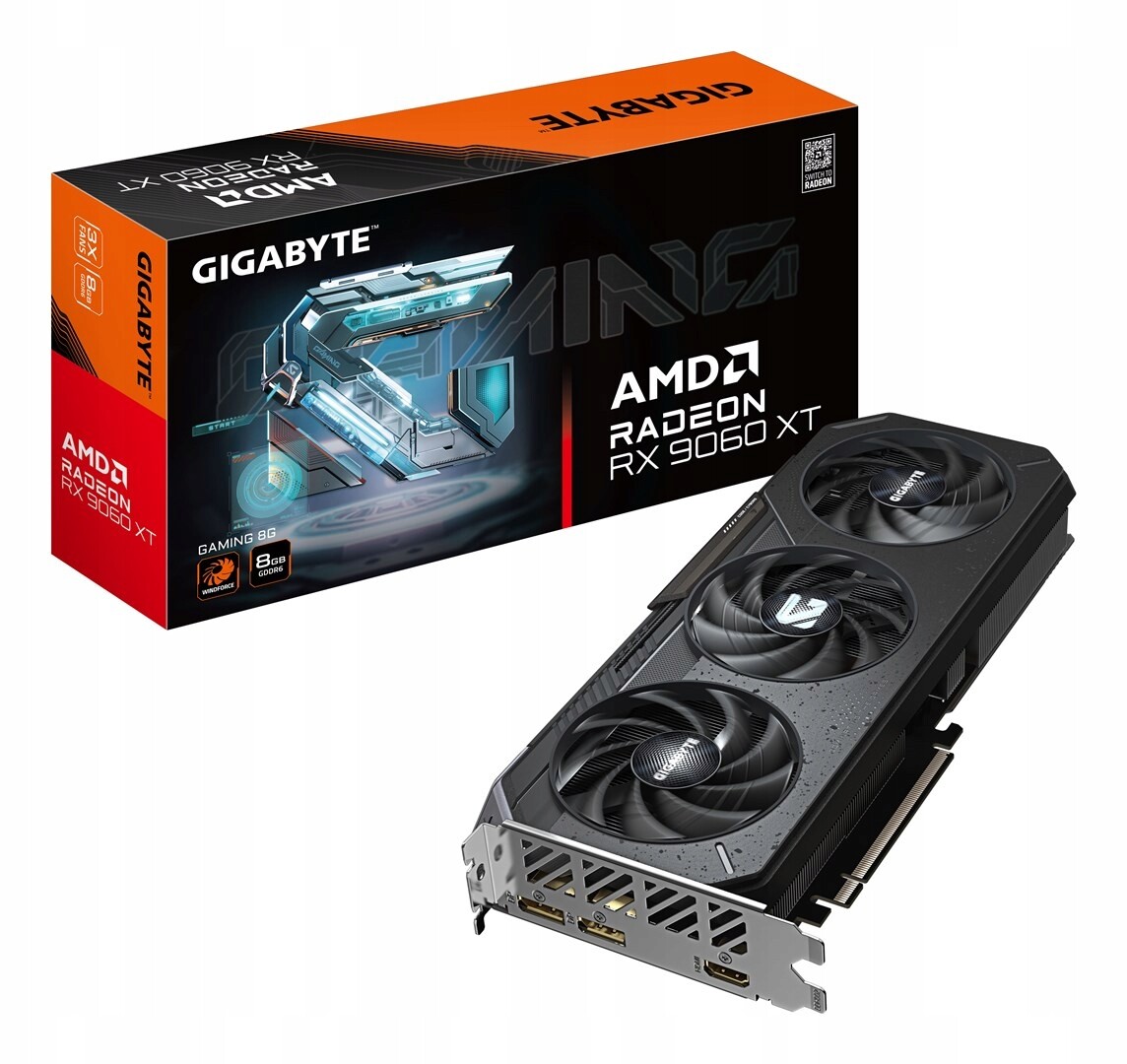 Grafická karta Gigabyte Rx 9060 Xt Gaming 8GB