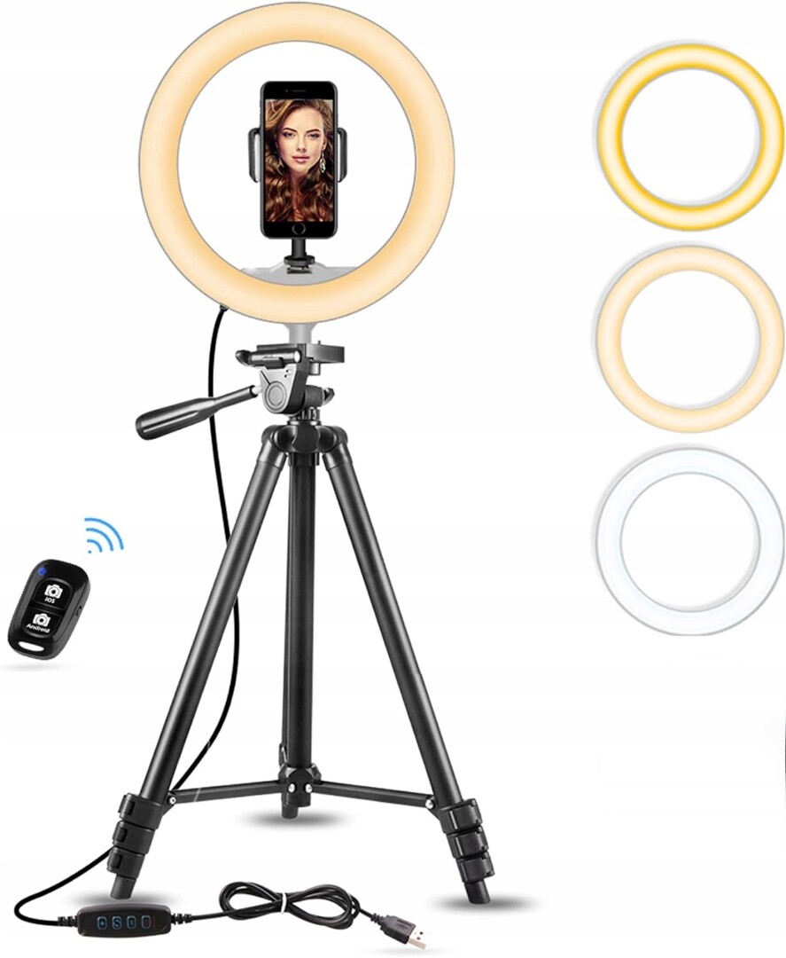 Fotografická Lampa Nepřetržité Osvětlení Softbox Foto Geekoto Kroužek 10