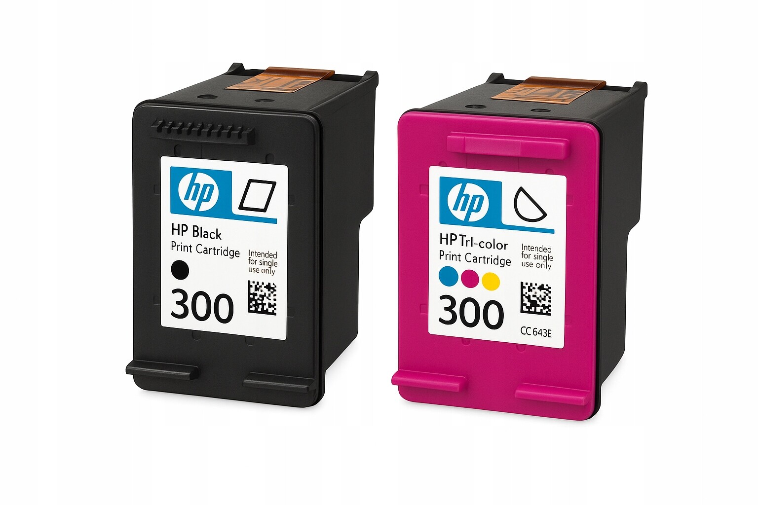 Sada originálních inkoustů Hp 300 Černá CC640A Barva CC643A