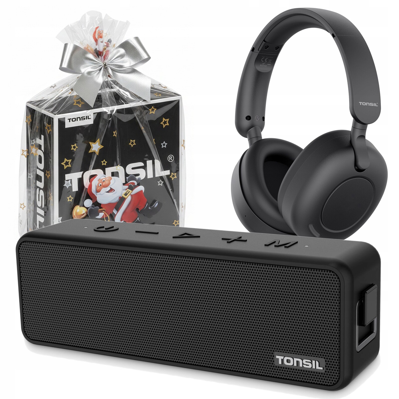 Dárková Sada Tonsil: Bluetooth reproduktor Go 6 sluchátka R50 černá