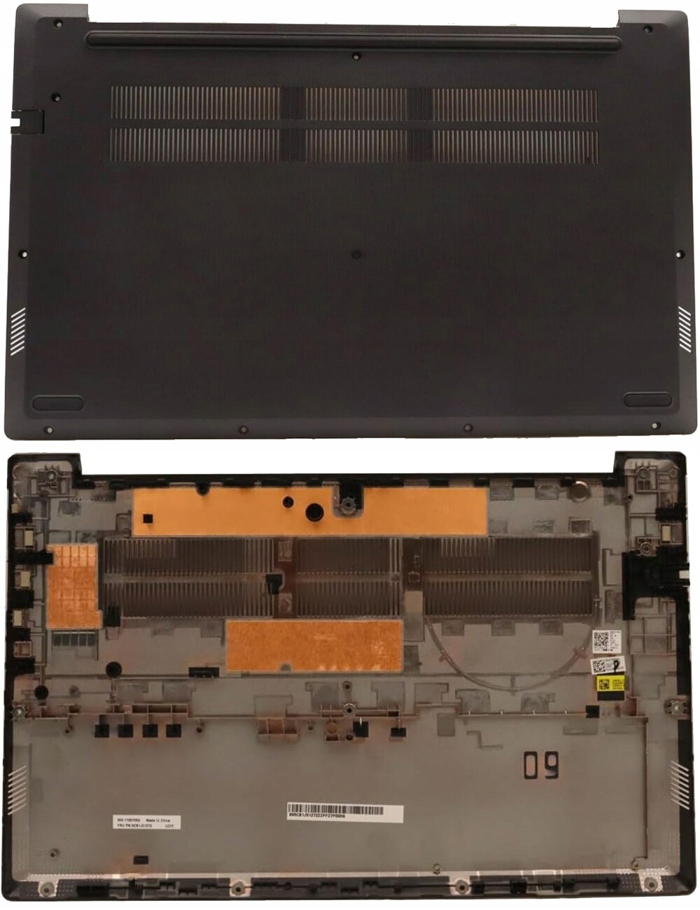 Nová Spodní Krytka AP2ES000410 Lenovo 5CB1J51272 5CB1J51271 Černá