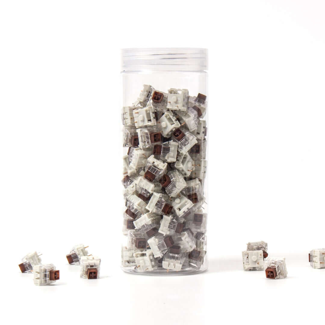 Kailh Box Brown Switch Mechanické Spínače Tactile Switche 110 ks