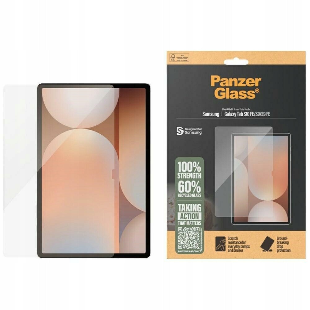 Tvrzené sklo PanzerGlass Ultra-Wide Fit pro Samsung Galaxy Tab S10 Fe/s