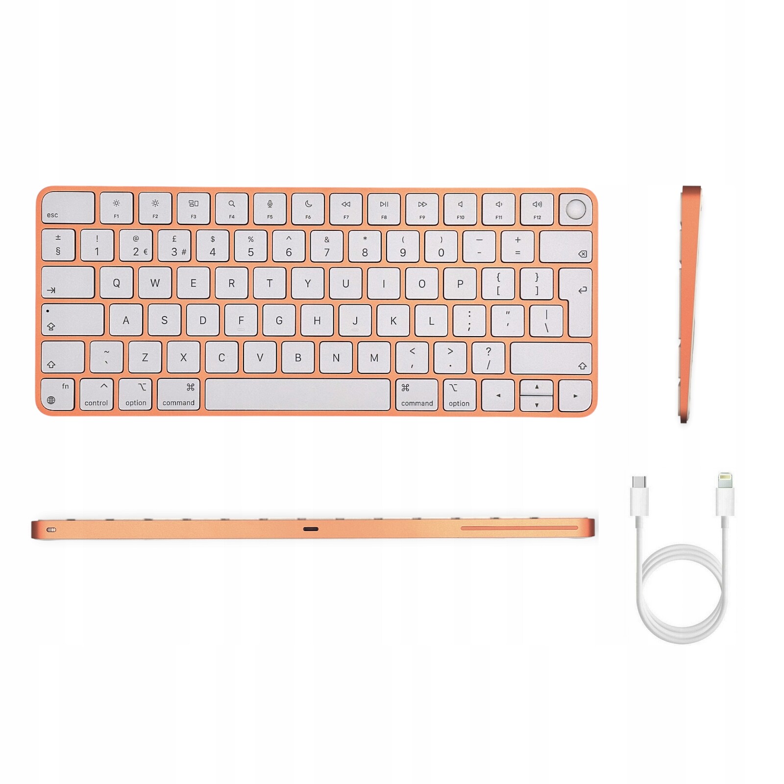 Klávesnice Apple Magic Keyboard s dotykovým ID Orange Lightning (usb-c)