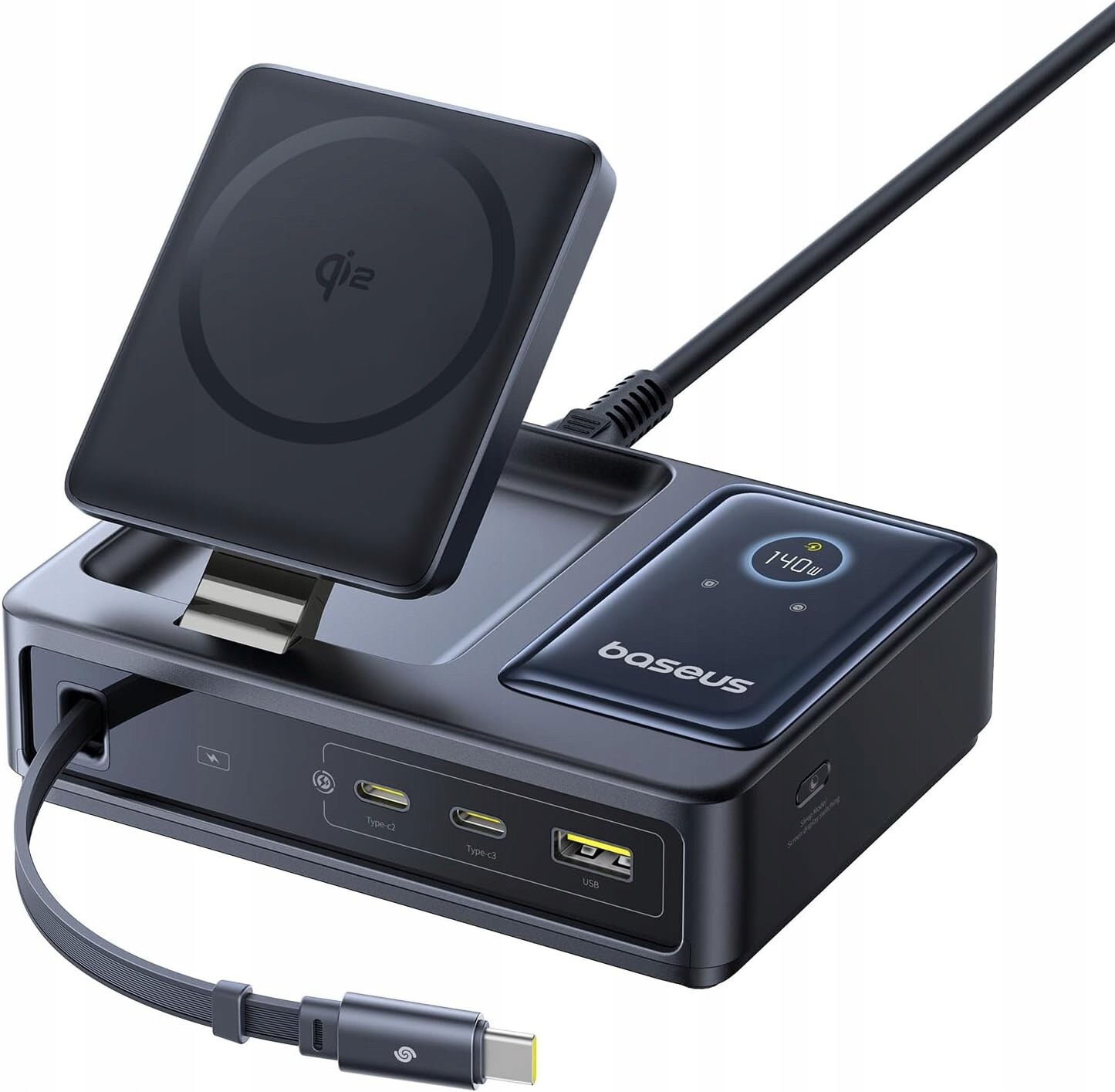 Nabíjecí Dokovací Stanice Baseus Indukční Usb Rozbočovač 5V1 140W Gaming