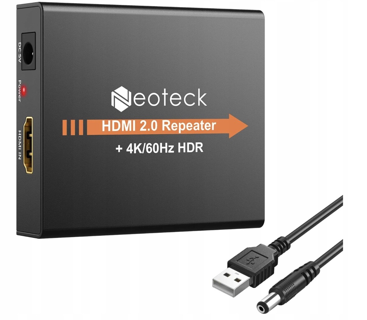 Neoteck Zesilovač Hdmi 2.0 60M 4K 2K 2160P 60Hz Hdr Pc Xbox Ps 3 4 5 Tv