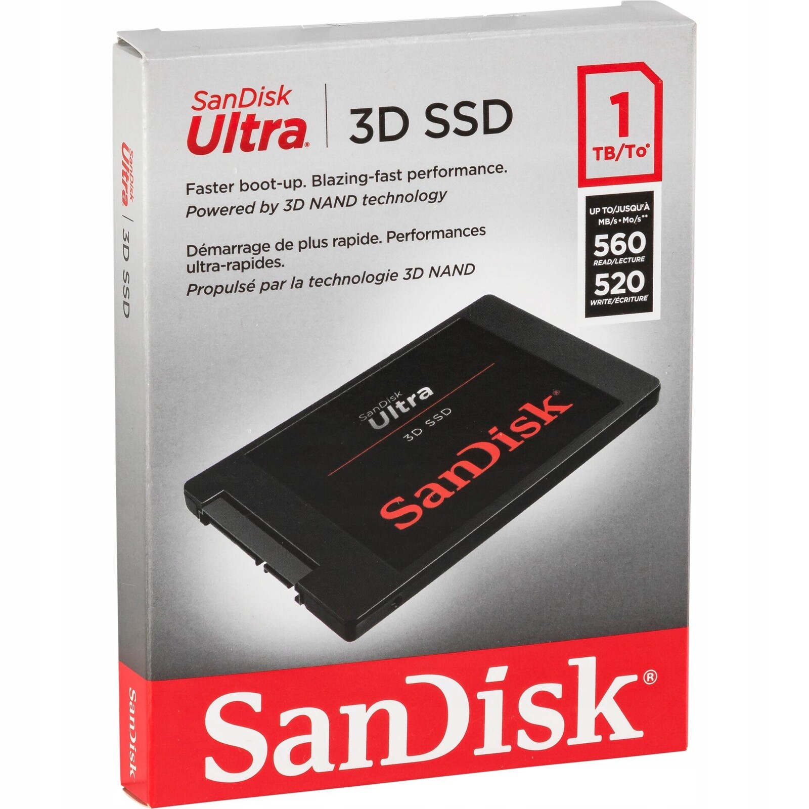 SanDisk Ssd Ultra 3D 1TB R/w 560/530 Mb SDSSDH3-1T00-G26