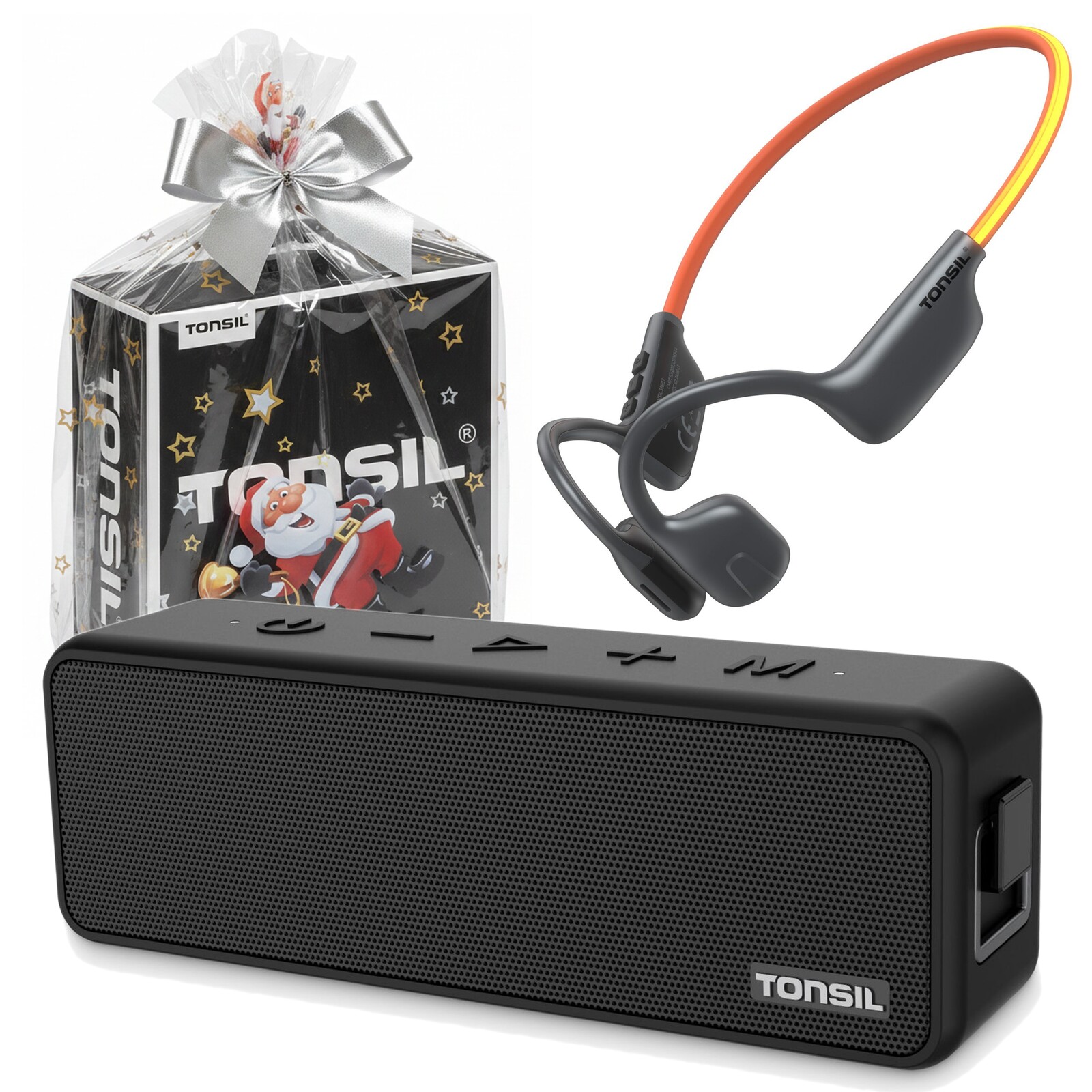 Dárková Sada Tonsil: Bluetooth reproduktor Go 6 sportovní sluchátka S55