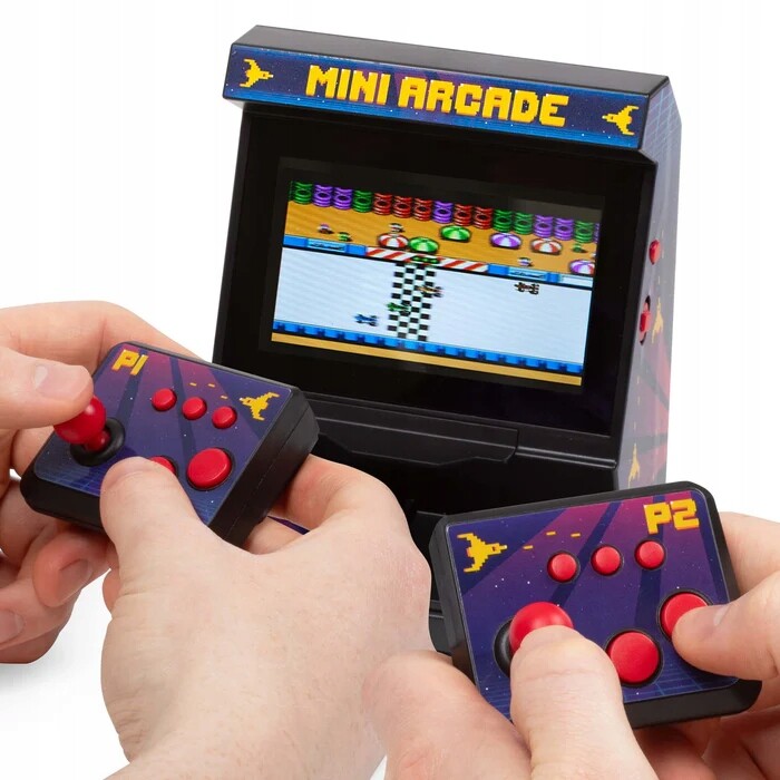 přenosná mini konzoleOrb Retro Mini Arcade Machine 300 her (2 hráči)