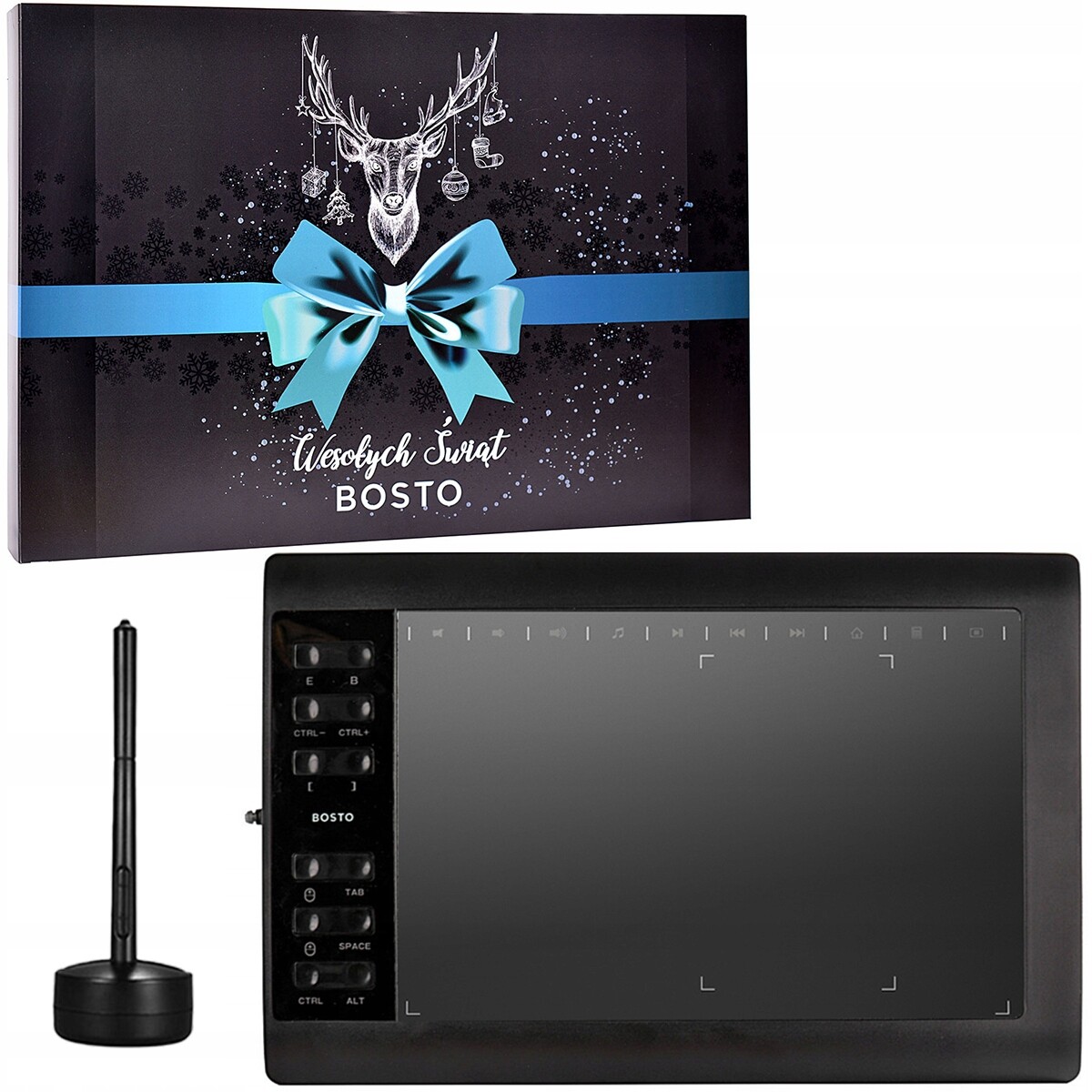 Profesionální grafický Tablet s perem 8192 Bosto 1060 Plus pro grafiku