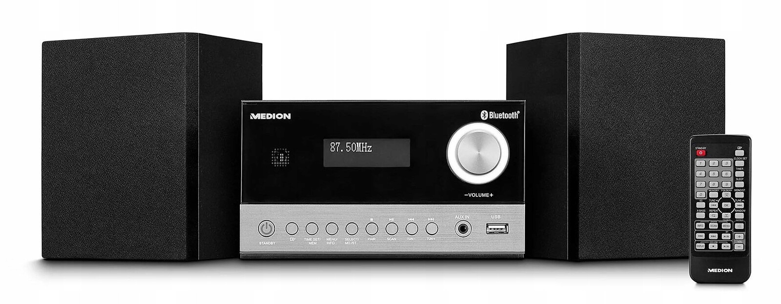 Síťové Rádio Mikrosystém Fm Bluetooth Fm Dab+ Displej 30 Stanic Usb CD