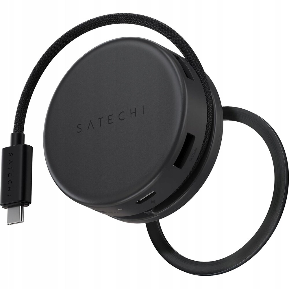 Adaptér Satechi 7v1 více portů Usb-c Usb-a Hdmi Ethernet čtečka Sd karet