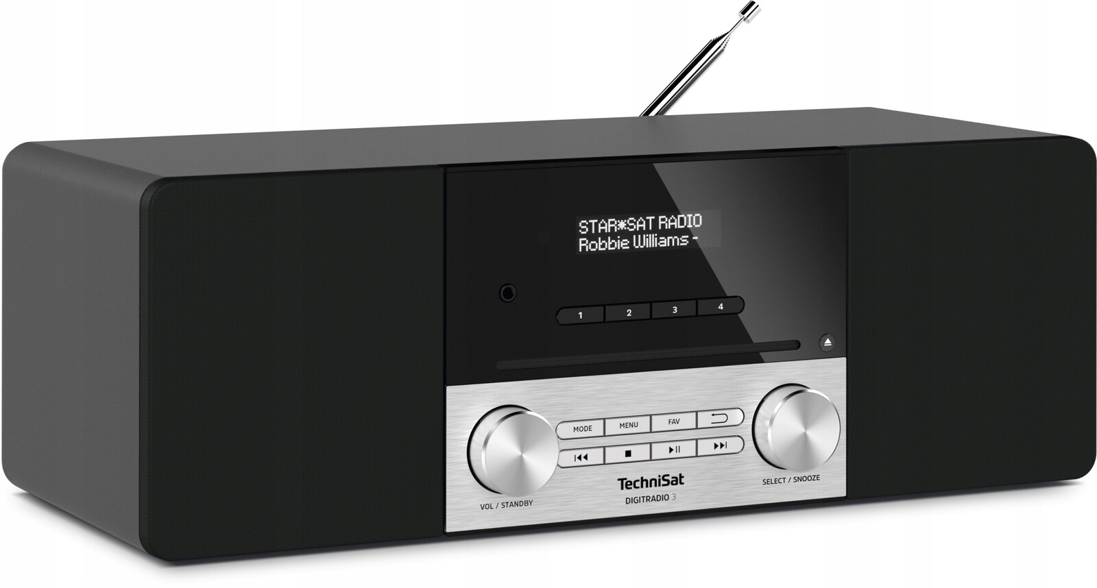 Hi-Fi rádio Dab+ Fm CD Bluetooth Digitradio 3 Elac