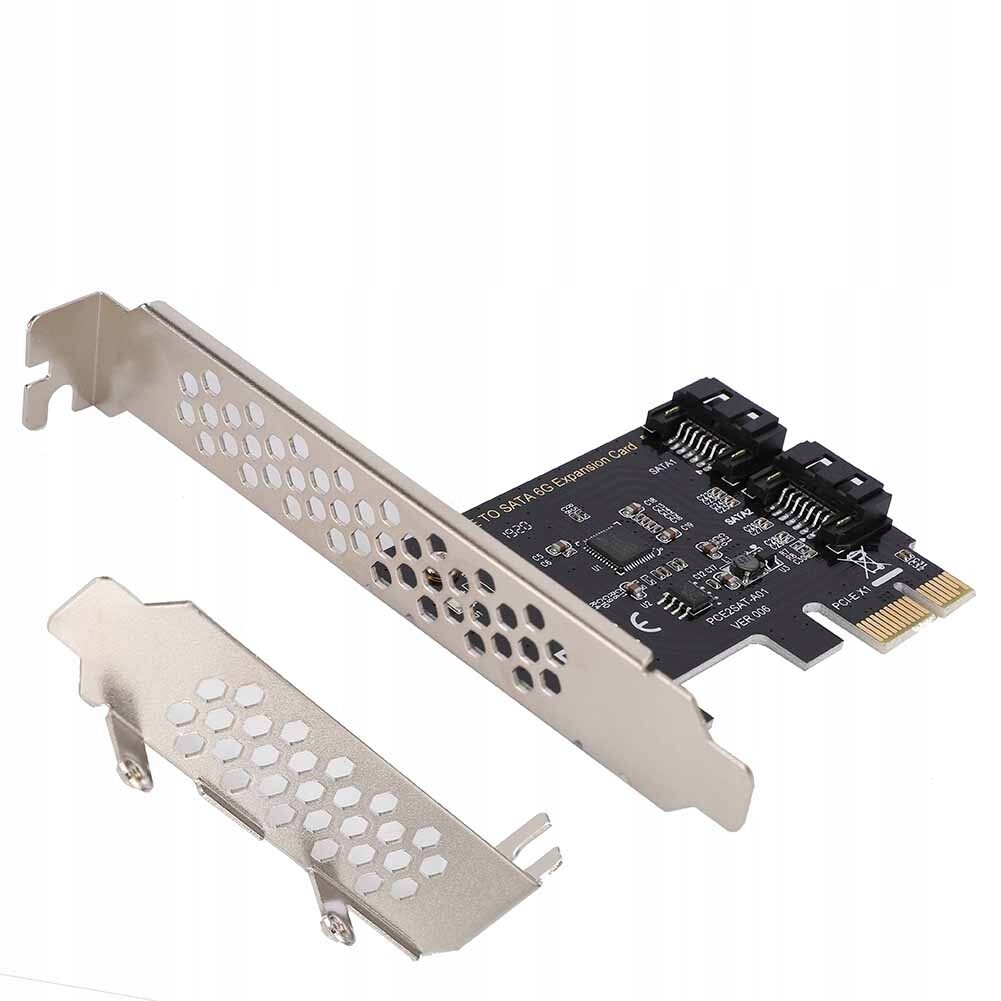 Kontrolér Adaptér Karta Pci-e 1X Na 4X Sata 3.0 Serial Ata Až 6 Gb/s