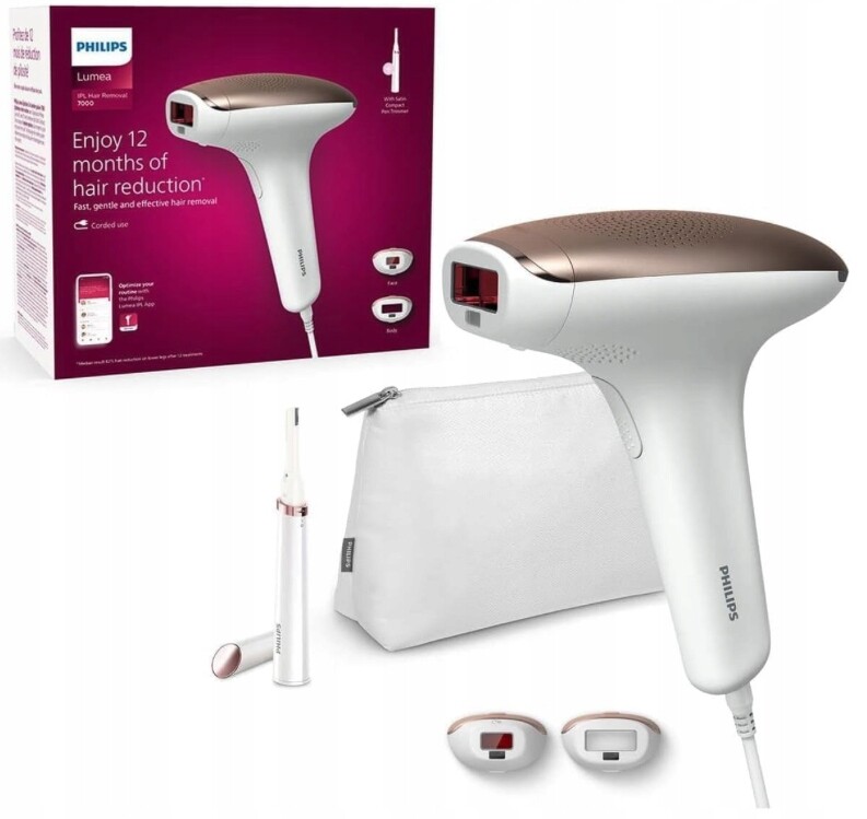 Philips Lumea Advanced BRI921 Ipl epilátor +2 Nástavce Pouzdro Zastřihovač