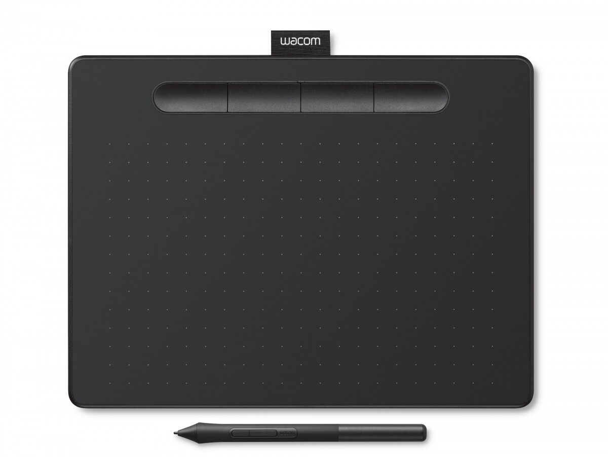 Wacom Intuos M – péřový tablet, černý