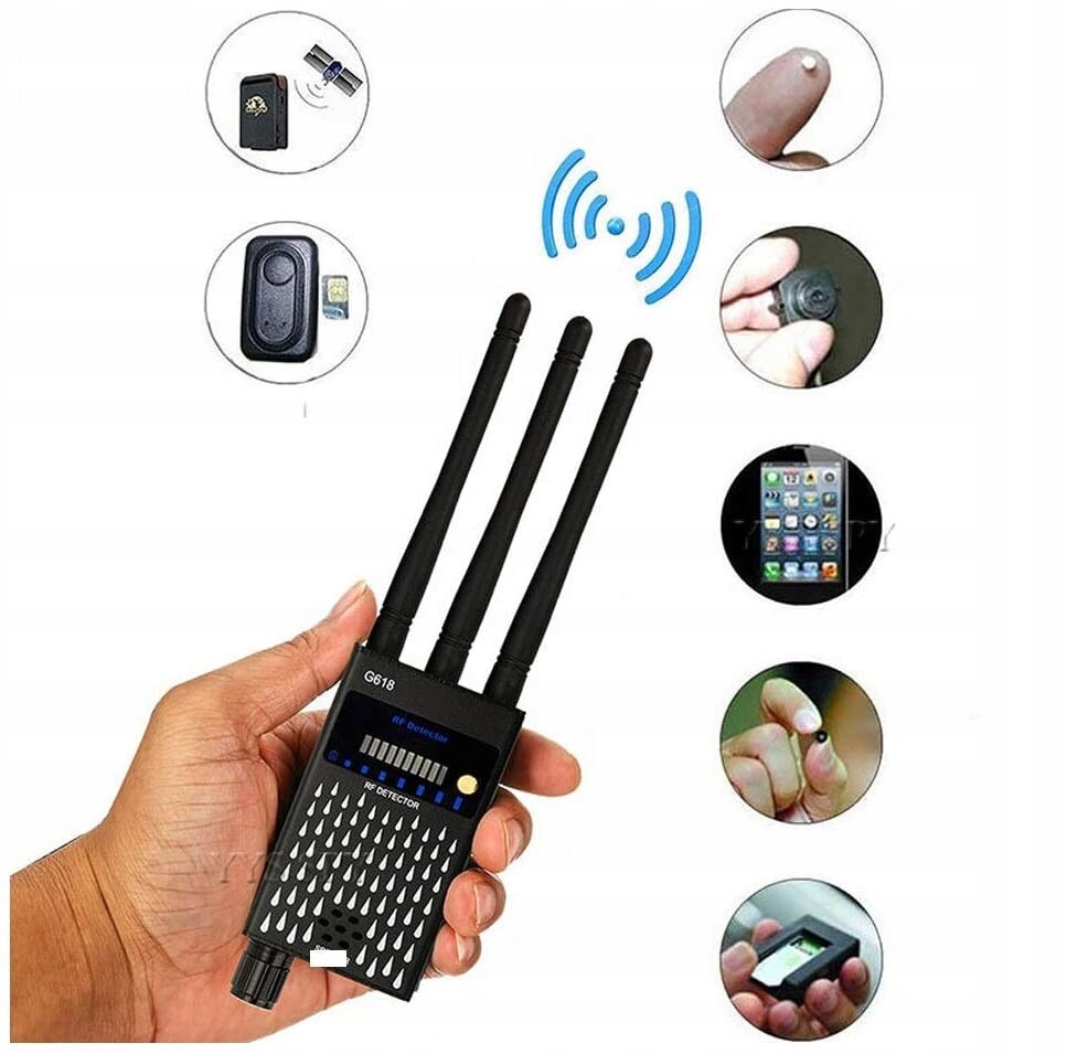 Detektor odposlechů rušiček Gsm Gps Rf antispy profesionální