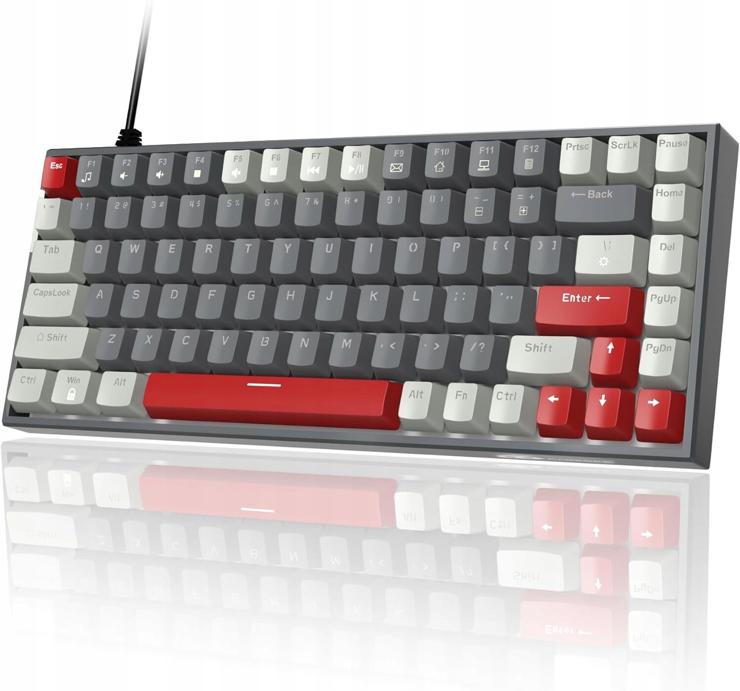 Mechanická klávesnice MageGee Star84 má 75% konstrukci kovového panelu