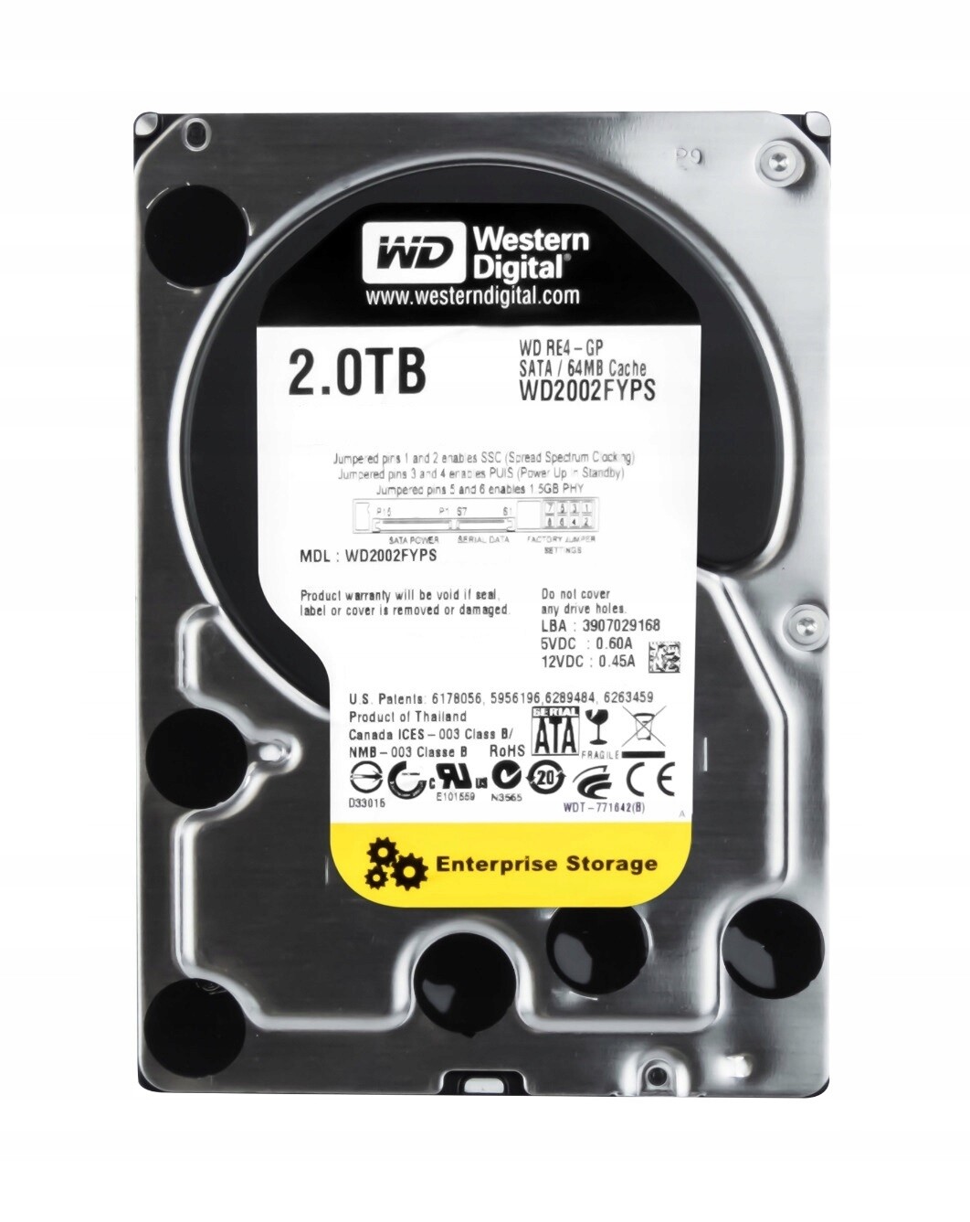 Pevný Disk Wd Re WD2002FYPS 3.5