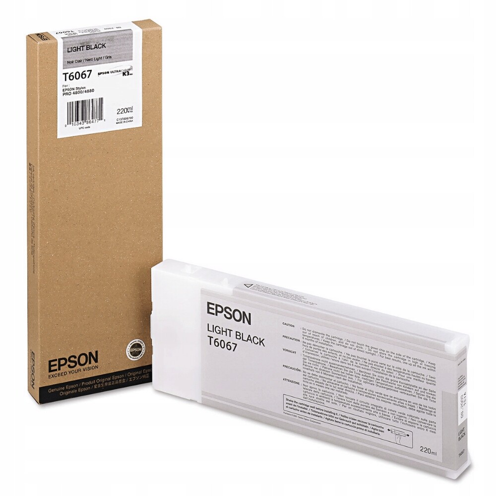Inkoust Epson T6067 C13T606700 černý (black)