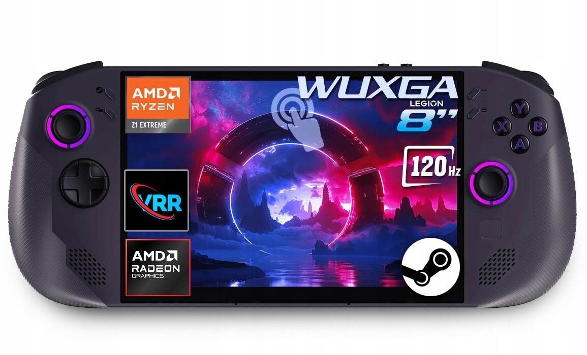 Konzole Lenovo Legion Go S s Ryzen Z1 Extreme, 32GB, 1TB Ssd, 8