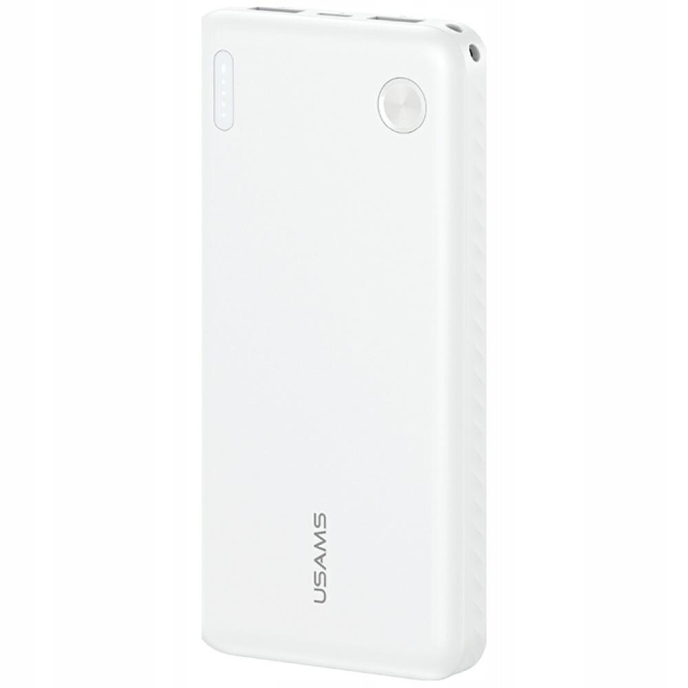 Powerbanka Usams PB83 2xUSB-A 1xUSB-C 10000mAh bílá