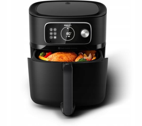 Fritéza bez tuku Philips Ovi Smart XXL Airfryer HD9876/90