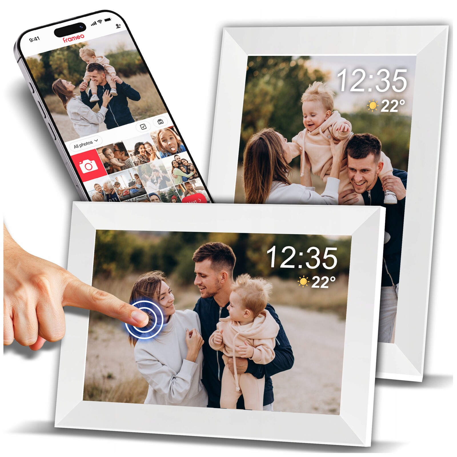 Rámeček Digitální Na Fotografie Frameo Wifi 32GB 10,1