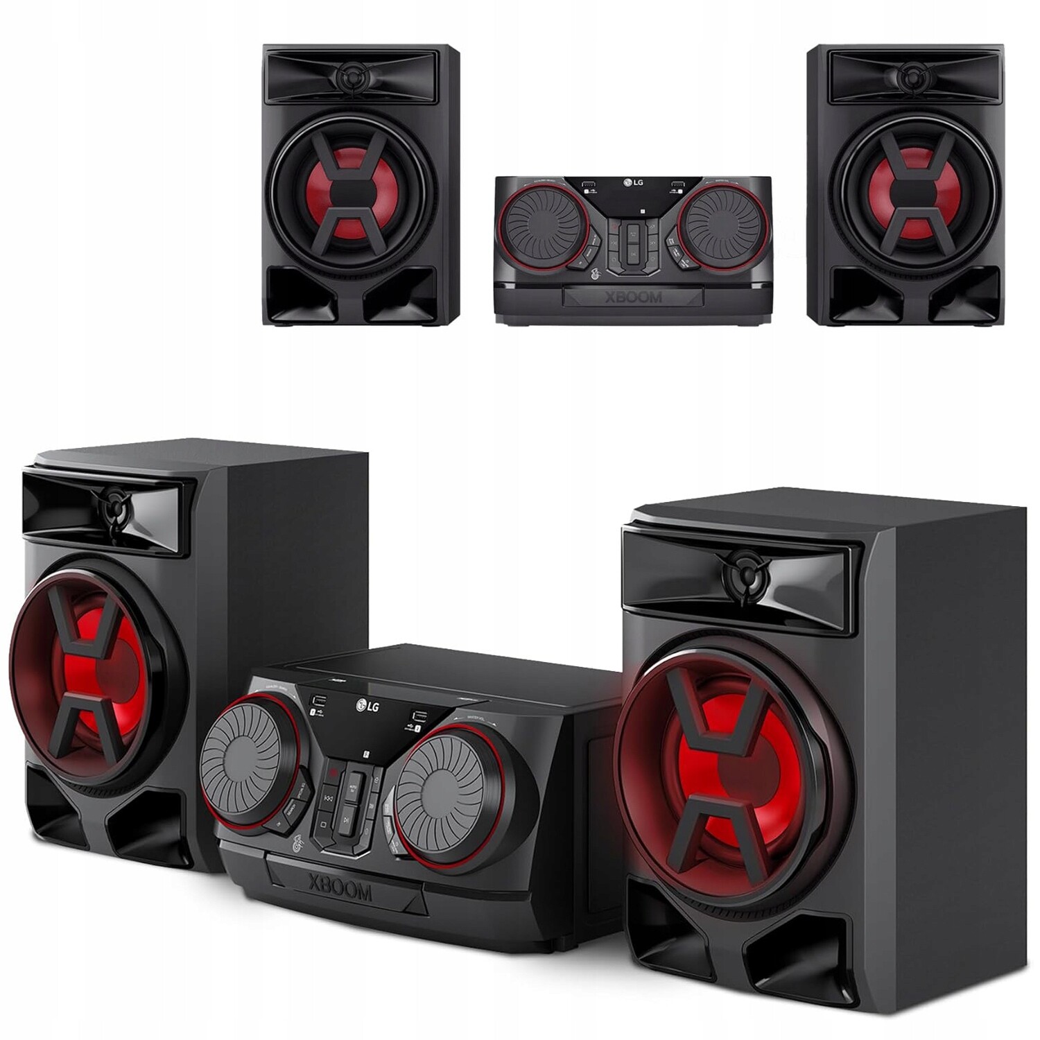 Mini Věž Lg Xboom CK43N Bluetooth CD Hifi Usb Aux