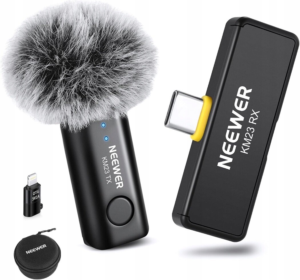 Bezdrátový kravatový mikrofon s dosahem 40 m Neewer pro vlogování