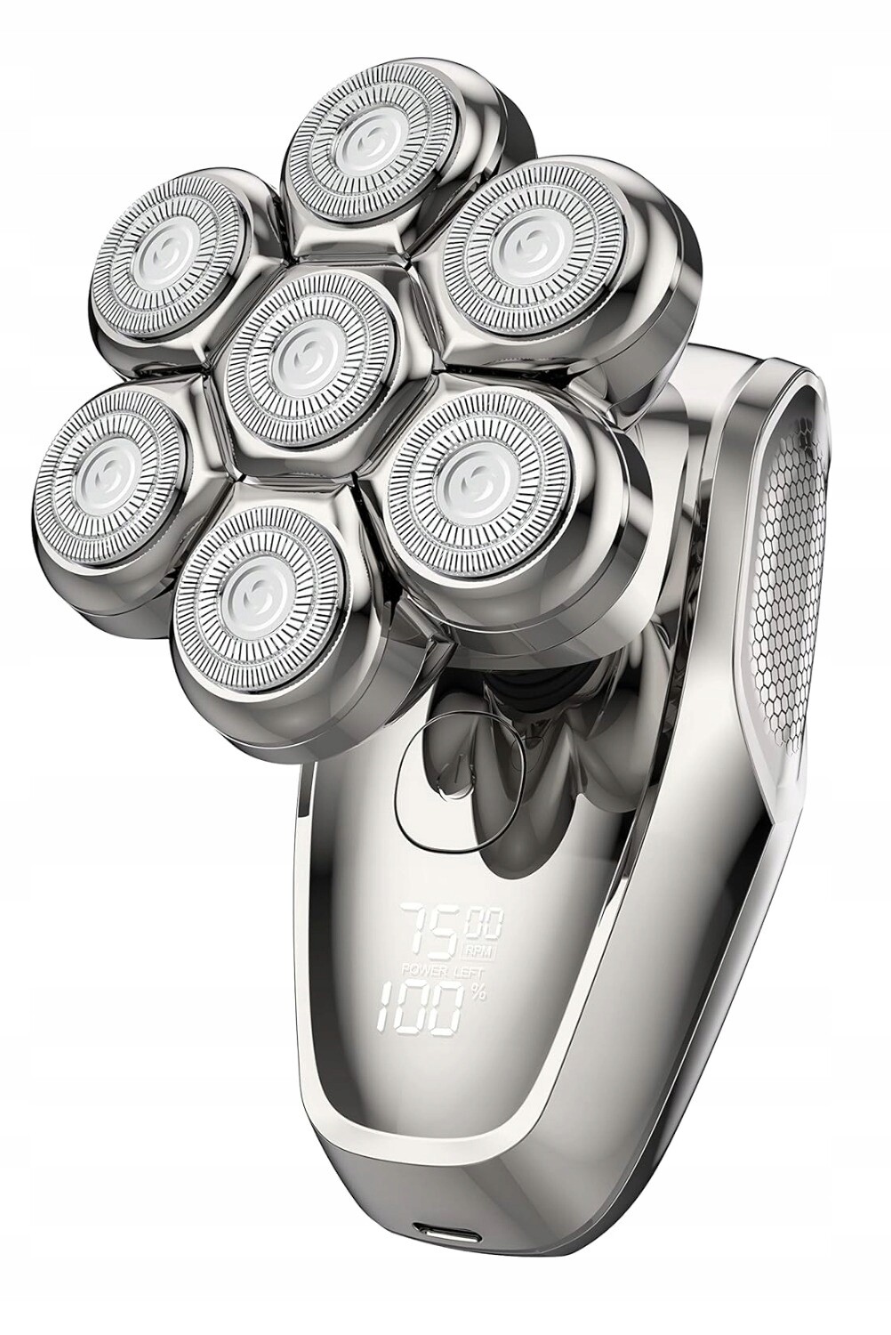 Aesfee AF-8077 holicí strojek 7D na hlavu a obličej IPX7 Usb-c