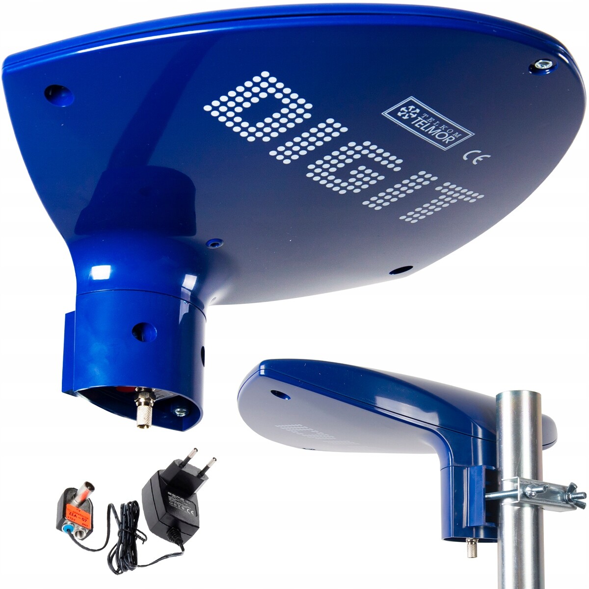 Anténa DVB-T2 Pro Pozemní Televizi Telmor Digit Activa Aktivní 5G Tv MUX8