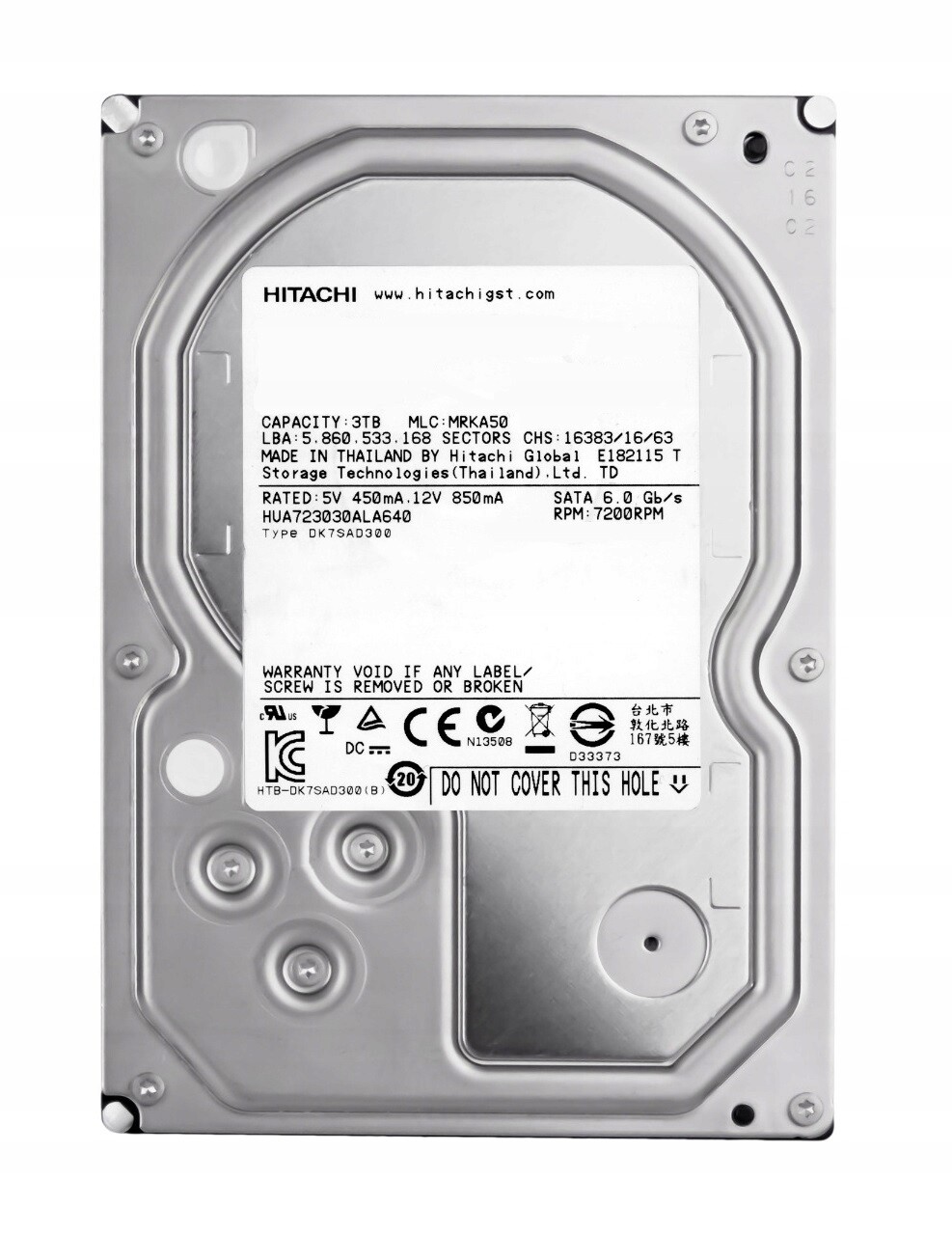 Pevný Disk Hgst HUA723030ALA640 3,5