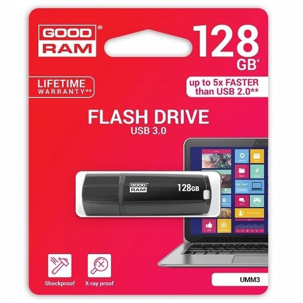 Pendrive 128GB Goodram UMM3 černý 3.0black