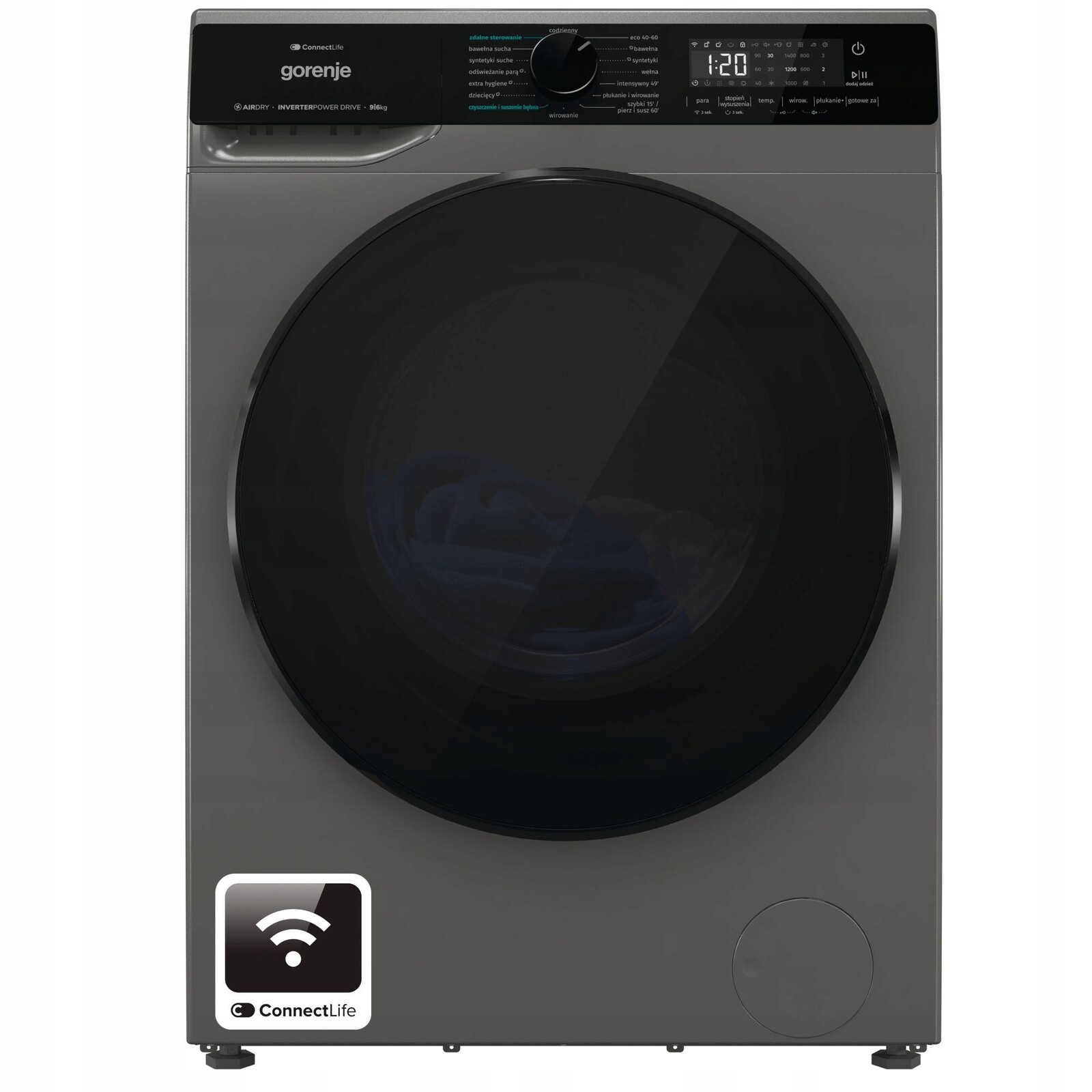 Pračka-sušička Gorenje WD2PA964ADT/PL 9/6 kg 1400 ot 15 programů SteamTech