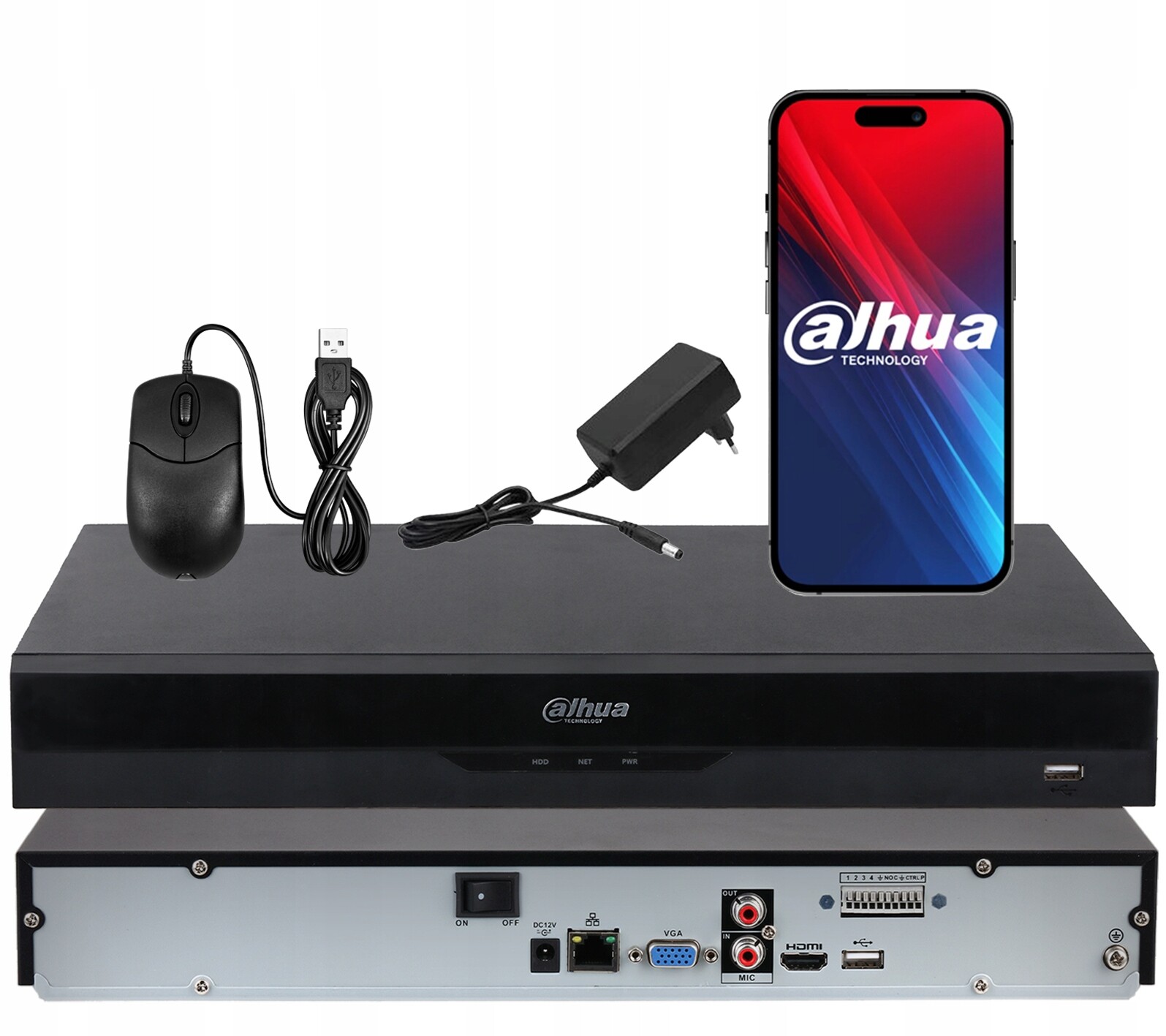 16kanálový Ip rekordér pro monitorování NVR4216-EI 2x Sata Hdd 32TB Dahua