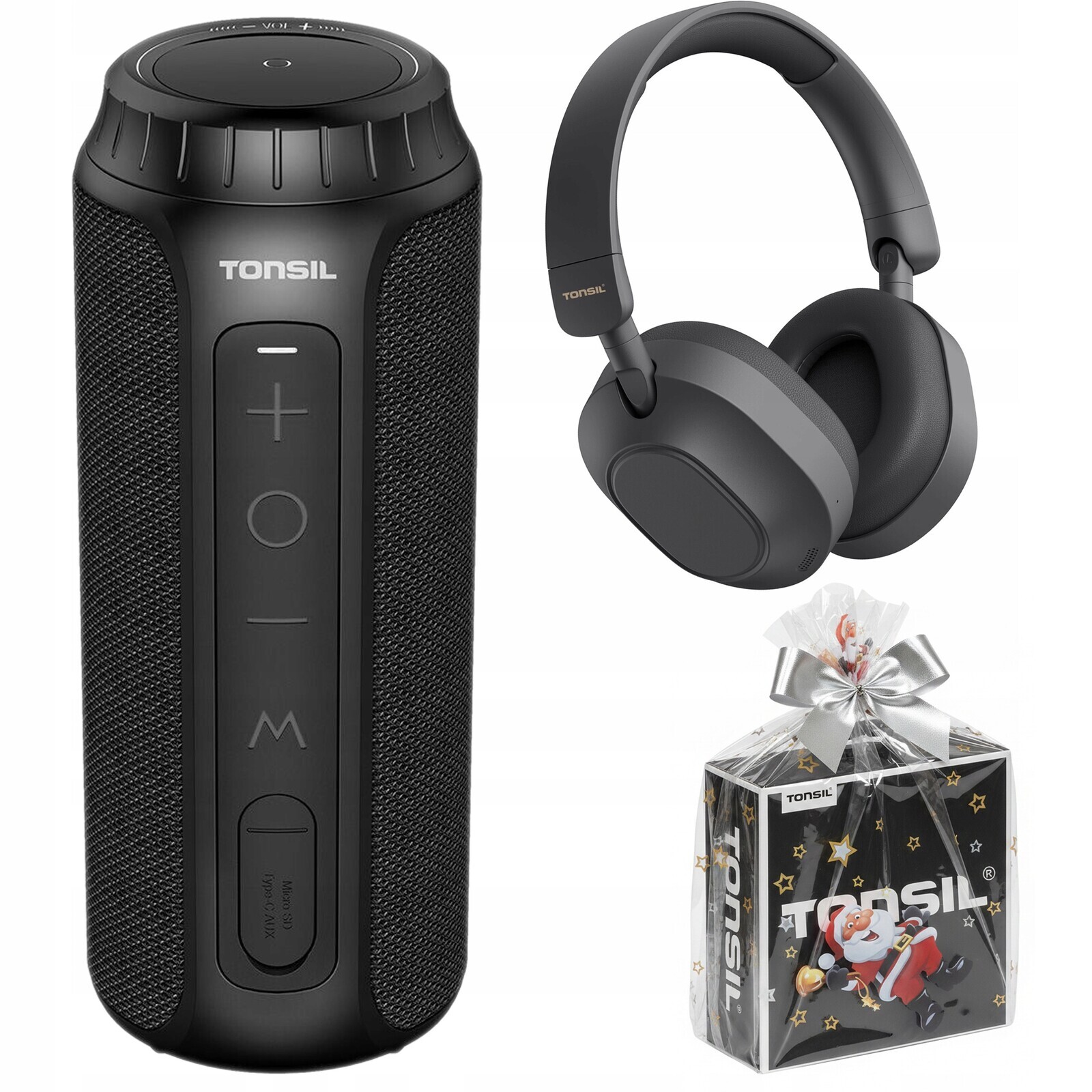 Dárková Sada Tonsil: Bluetooth reproduktor Flip 6 sluchátka R45 new